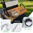 thumbnail image 5 of Golf Cart Seat Covers for 2 Seater,Orange Squirrel Hello Fall Microfiber Cart Seat Towel Blanket,Maple Leaf Thanksgiving Absorbent Breathable Non Slip Bench Seats Protector for Golf Course 51"x31", 5 of 9