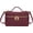 Burgundy, variant on Trendy Bags for Women Mini L19 Square Box Satchel Bag Cute PU Leather Crossbody Purse with Adjustable Strap