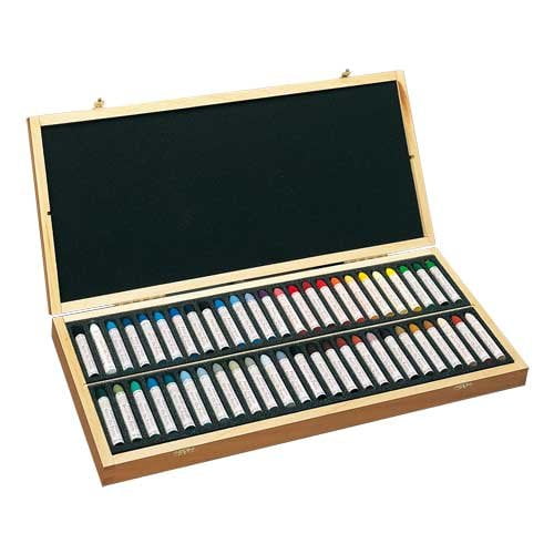 Sennelier Artist oil pastel set of 50 in luxury wood box - Best