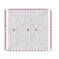 thumbnail image 1 of Quilting Ruler 12.5 X 12.5inch Slotted Fabric, 1 of 1