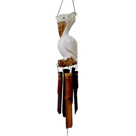 Cohasset 115PS Pelican Bamboo Wind Chime, 8-Inch
