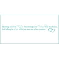thumbnail image 1 of Meeting You was Fate, Becoming Your Friend was by Choice.. Vinyl Quote - Small - Teal, 1 of 2