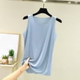 thumbnail image 3 of Gfyviroh Women's Sleeveless Tank Tops Seamless Casual Solid Color Undershirts Crewneck Sleeveless Breathable Tops, 3 of 7
