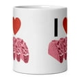 thumbnail image 3 of I LOVE pink tacos - White glossy mug, 3 of 5