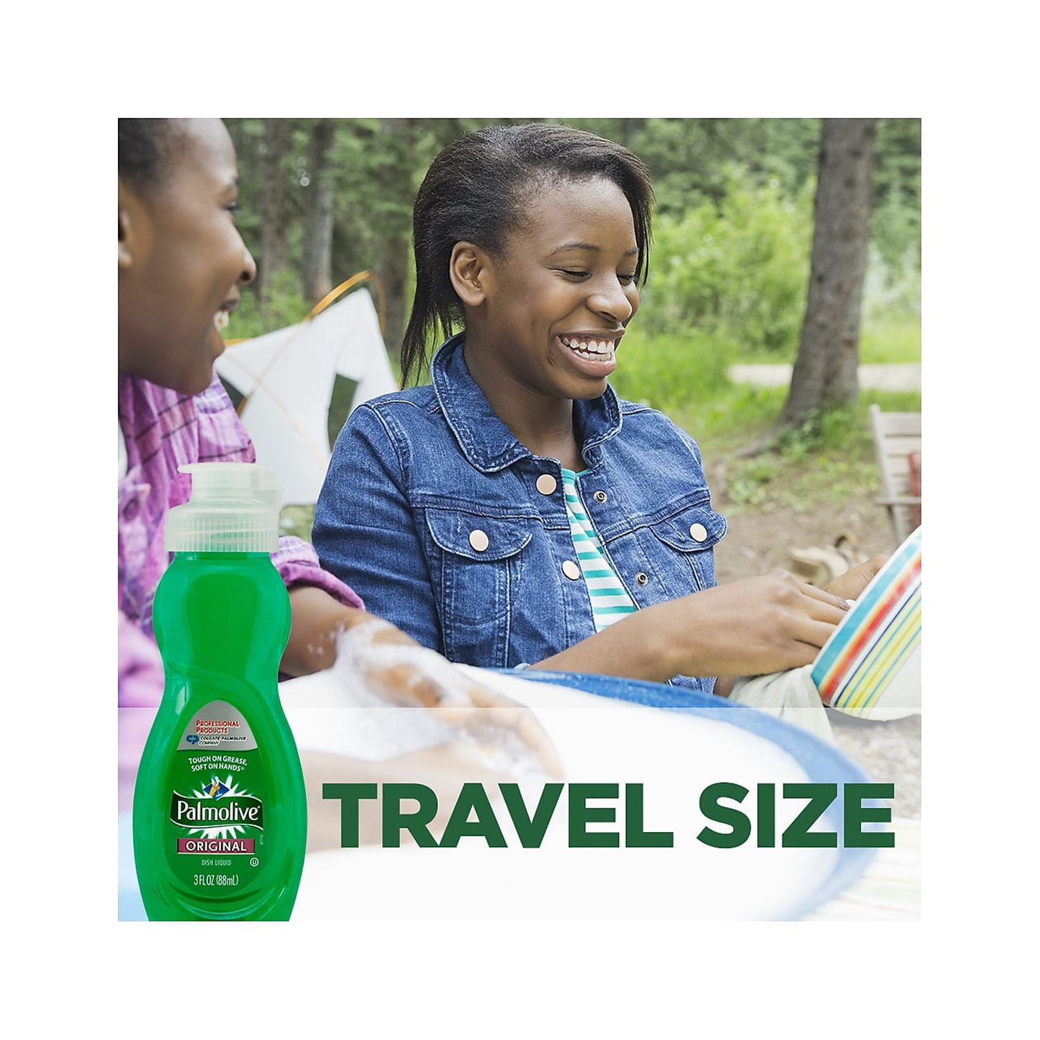 Palmolive Dishwashing Liquid, Original Scent, 3oz Bottle, 72/Carton