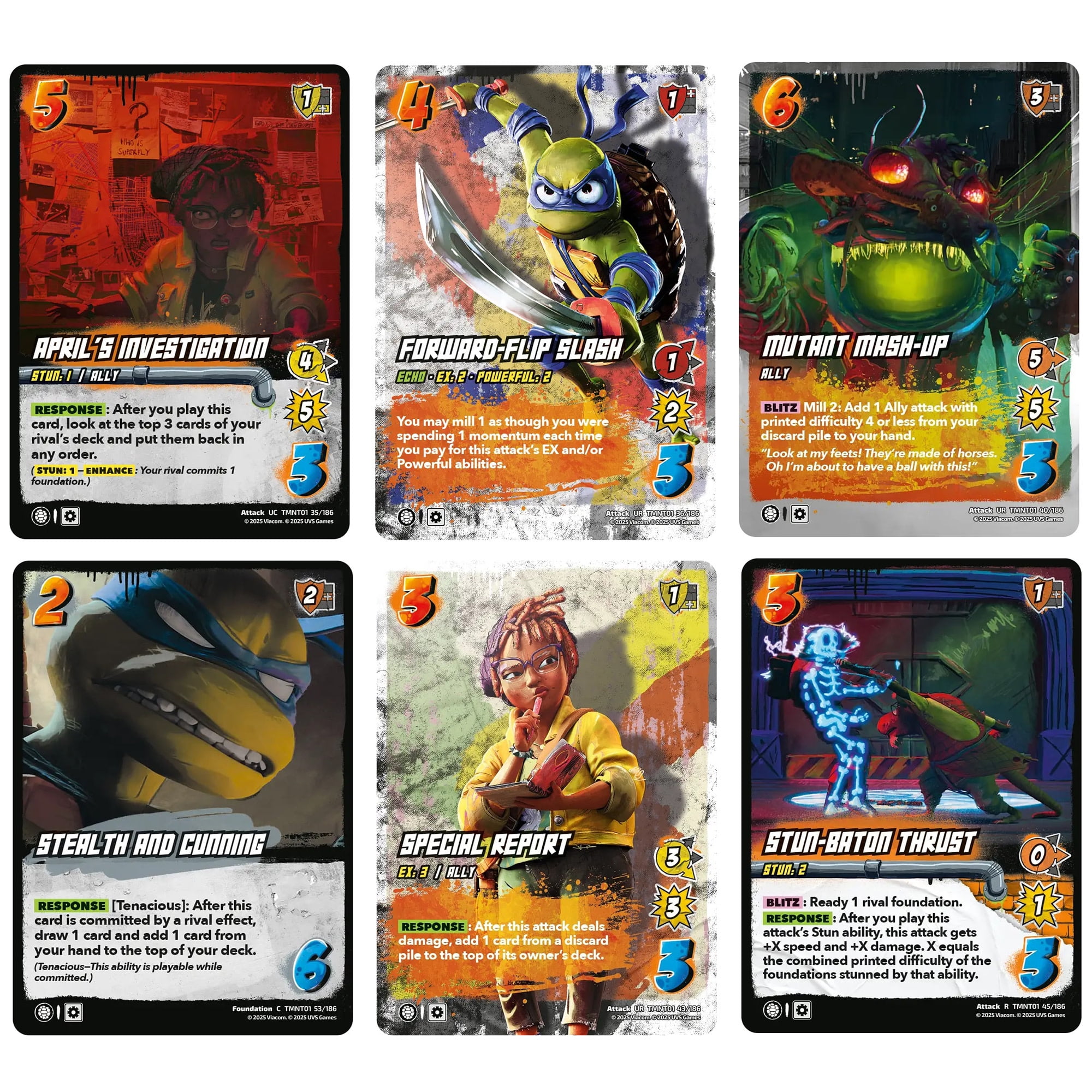UniVersus: Teenage Mutant Ninja Turtles - Booster Display - 24 Booster  Packs (11 Cards Each), TMNT Battle Deck-Building Card Game, Randomly  Assorted