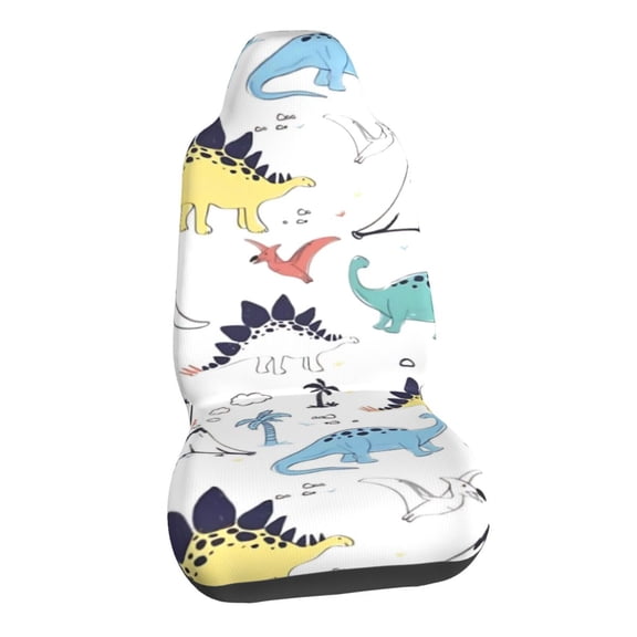 Dinosaurs Car Seat Covers Stretch Car Seat Protectors Universal Fit