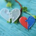 thumbnail image 1 of Love Heart Charms Pendant Silicon Mold DIY Making Jewelry Resin Mould Craft, 1 of 5