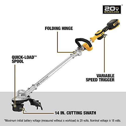 DEWALT 20V MAX String Trimmer Kit, 5-Ah DCST922P1