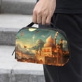 thumbnail image 2 of Lasser Bairam Travel Organizer Oxford Cloth Waterproof Storage Pouch Hard Drive Bags Computer Cable Organizer Power Plug Travel Organizer Small 5.9x9.44x3.14 in, 2 of 6