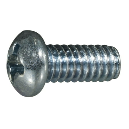 

#8-32 x 3/8 Zinc Phillips Round Head Machine Screws MSCRS-199 (60 pcs.)
