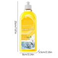 thumbnail image 3 of Limpiador de lavadoras líquido 500ml | Detergente para limpieza de tanques con aroma a limón | Neutralizante de olores | Limpieza profunda de la rueda del tambor | Mata el 99.9% de las bacterias, 3 of 9