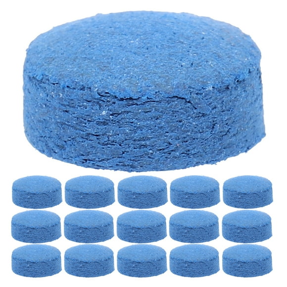 KAKOWELY pool cue tips 50pcs Pool Cue Tips Replacement Kit Billiard Cue Tips Snooker Pool Stick Tips Repair Kit For Pool Cue Maintenance Billiard Cue Accessories Blue