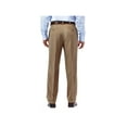 thumbnail image 3 of Haggar Men's E-CLO Stria Pleat Front Dress Pant Classic Fit HD00219, 3 of 6