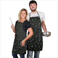 thumbnail image 3 of Leaf Black Couple Apron with Pocket Extra Long Aprons Waterproof Bib Aprons for Birthday Gifts for Dad Step Cooking Aprons for Kitchen Cool BBQ Grilling (Set Of 2), 3 of 7