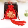 thumbnail image 4 of Drawstring Bags Multifunctional Small Gift Bags Perfume Satchel Long Service Satchel Pouches Household Decoration Cars Jewelries Pouch Red, 4 of 7