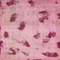 thumbnail image 1 of Ahgly Company Machine Washable Indoor Square Abstract Dark Pink Area Rugs, 6' Square, 1 of 7