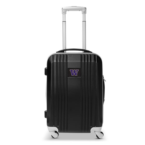 Mojo Outdoors NCAA Washington Huskies 21 in. Carry-on Hardcase Two-Tone Spinner