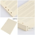thumbnail image 2 of CIMAXIC 100 Sheets Loose-Leaf Manuscript Paper 3mm 10 Rows Empty Refill Paper Practical Composition Notebook Refill Paper for Students Staff Use (White),10.04"X7.09"X0.59", 2 of 4