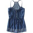 thumbnail image 1 of Blusa Henley Aeropostale para mujer azul pequeña, 1 of 1