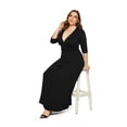thumbnail image 4 of Maxi Vestido Largo De Fiesta Elegante Dama Sexi Talla Extra DaraBaby  Vest031, 4 of 8