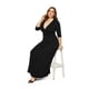 thumbnail image 4 of Maxi Vestido Largo De Fiesta Elegante Dama Sexi Talla Extra DaraBaby  Vest031, 4 of 8