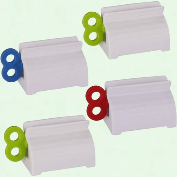 Toothpaste Tube Squeezers, Manual Toothpaste Roller Squeezer Tool, Multi-Colored Toothpaste Clip Holder Stand Winder