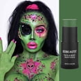 thumbnail image 4 of Pintura facial y corporal en barra CCBeauty, color verde brujo, Día de San Patricio, 4 of 8