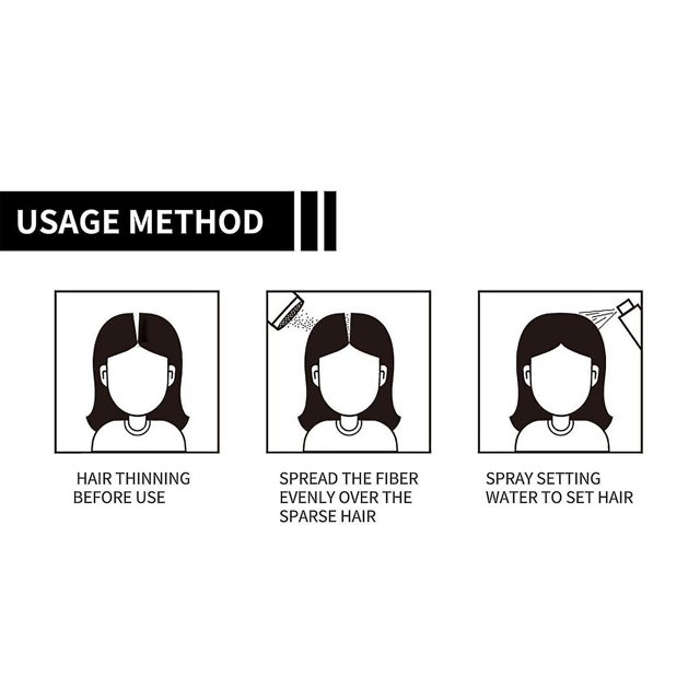 Polvo de fibra de cabello con efecto de ángulo Visual, polvo de fibra de cabello denso desechable, polvo de peluca, tesoro de cabello denso