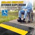 thumbnail image 3 of ADA 5 Channel Rubber Cable Protector Ramp, 22000 lbs Load Capacity Heavy Duty Ramp, ADA Cord Cover for Driveway, Event & Warehouse, 3 of 8