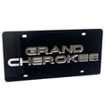 thumbnail image 2 of Jeep Grand Cherokee License Plate - Black with Silver, 2 of 4