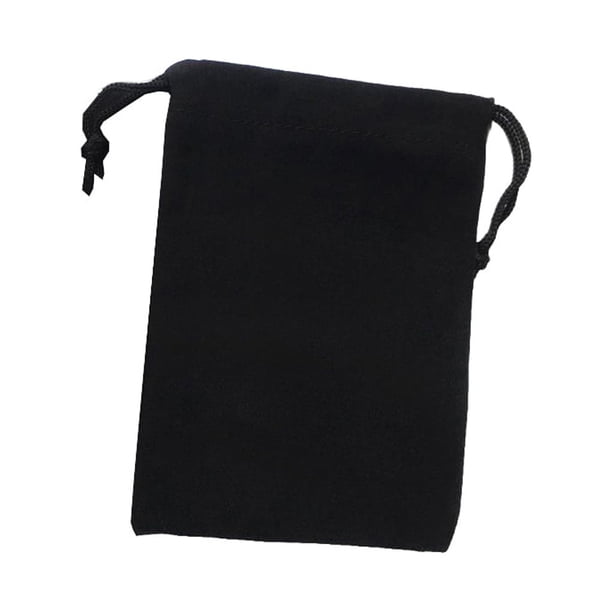 Guardurnaity Bolsa de joyería Bolsa de tela Bolsas de terciopelo negro con cordones duraderos Favores de fiesta Accesorios de boda Paquete de ropa Ropa, zapatos y accesorios Miscelánea Escribe un