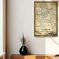 thumbnail image 4 of Clemson Vintage Map Prints Canvas, South Carolina Map Art Canvas, Canvas, Clemson Map City style vintage Canvas , Canvas Wall Art, Street Map Artwork Canvas, 4 of 6