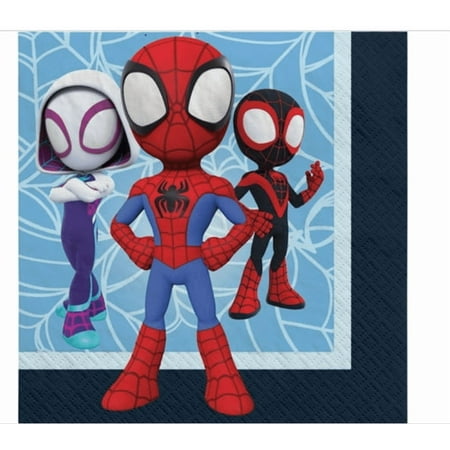 Spidey & His Amazing Friends Paper Party Napkins 16ct
