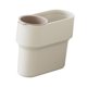 thumbnail image 3 of Cubo de basura con mini vaso desmontable. Separación eficiente de residuos. Práctico cubo de basura con tapa abierta. Blanco, 3 of 9