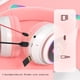 thumbnail image 3 of Auriculares Bluetooth para niños, Auriculares Plegables para niñas, Auriculares con Cable con Orejas de Gato con luz LED y micrófono para la Escuela/Tableta/teléfono móvil/PC, 3 of 5