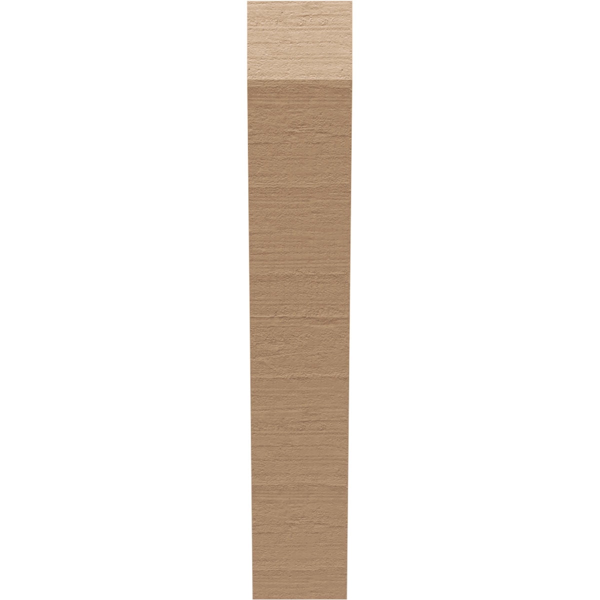 2"W x 4"D x 12"H Thin Concord Rough Cedar Woodgrain TimberThane Corbel, Primed Tan