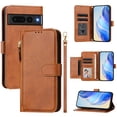 thumbnail image 3 of Funda para Google Pixel 7 Pro 5G Cartera de Mano con Cremallera y Correa Cruzada Desmontable, 3 of 5
