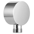 thumbnail image 1 of Round Handheld Shower Elbow, Wall-Mounted Supply Elbow, Wall Elbow for Hand Shower, Durable Brass Shower Hose Connector with Standard G 1/2" Threaded Connection, 1 of 6