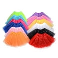 thumbnail image 4 of Children Kids Girls Shiny Sequins Ballet Skirts Elastic Mesh Tutu Ballerina Dress Gymnastics Dancing Skirt Princess Pettiskirts Dance Tutus Dress Clothes, 4 of 21