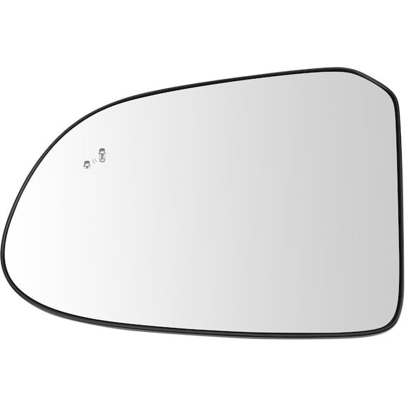 Left Door Mirror Glass - Compatible with 2019 - 2020 Hyundai Santa Fe