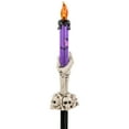 thumbnail image 4 of Northlight LED Lighted Skeleton Candle Halloween Decorations – 8.75' - Set of 6, 4 of 7