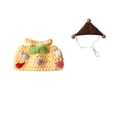 thumbnail image 1 of Sombrero para hámster, mini gorro de fiesta, apto para animales pequeños, bonita boina tejida a mano, pequeña y adorable, perfecta para animales como los cerdos barbudos, 1 of 3