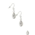 thumbnail image 3 of Delight Jewelry Bible Verse Philippians 4:13 Silver tone Infinity French Earrings, 3 of 4