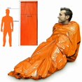 thumbnail image 3 of Sac de Couchage Simple d'Urgence, Chaud Imperméable Survie en Plein Air Camping Randonnée 2 Pcs, 3 of 3