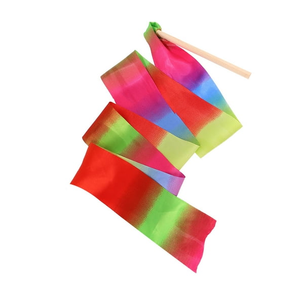 MERRYHAPY Nylon and Silk Gymnastics Ribbon Streamers for Artistic Gymnastics 1Pcs 8.3x79in