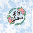 thumbnail image 4 of Inktastic Big Sister with Flower Circle Girls Baby Bodysuit, 4 of 5