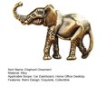 thumbnail image 6 of bestolf Mini Elephant Ornament Solid Alloy Elephant Figurine Desktop Elephant Statue for Home Office Desk Decor, 6 of 8