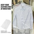 thumbnail image 2 of 60pcs Clothes Dry Cleaning Bags Clothing Dust Covers Dry Cleaners Hanging Bags, 2 of 6