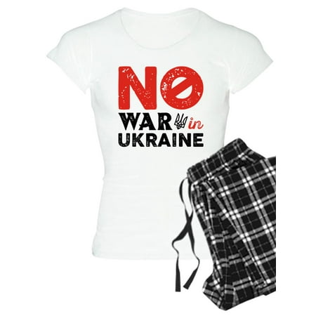 

CafePress - No War In Ukraine - Women s Light Pajamas